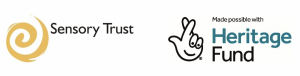 sensory trust and heritage lottery fund logos
